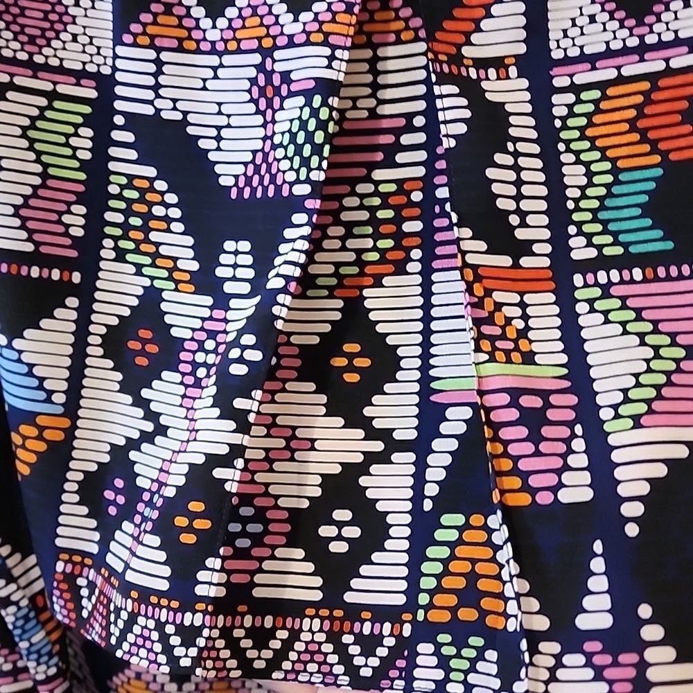 Mara Hoffman Multicolor Geometric Pattern Sleevel… - image 8